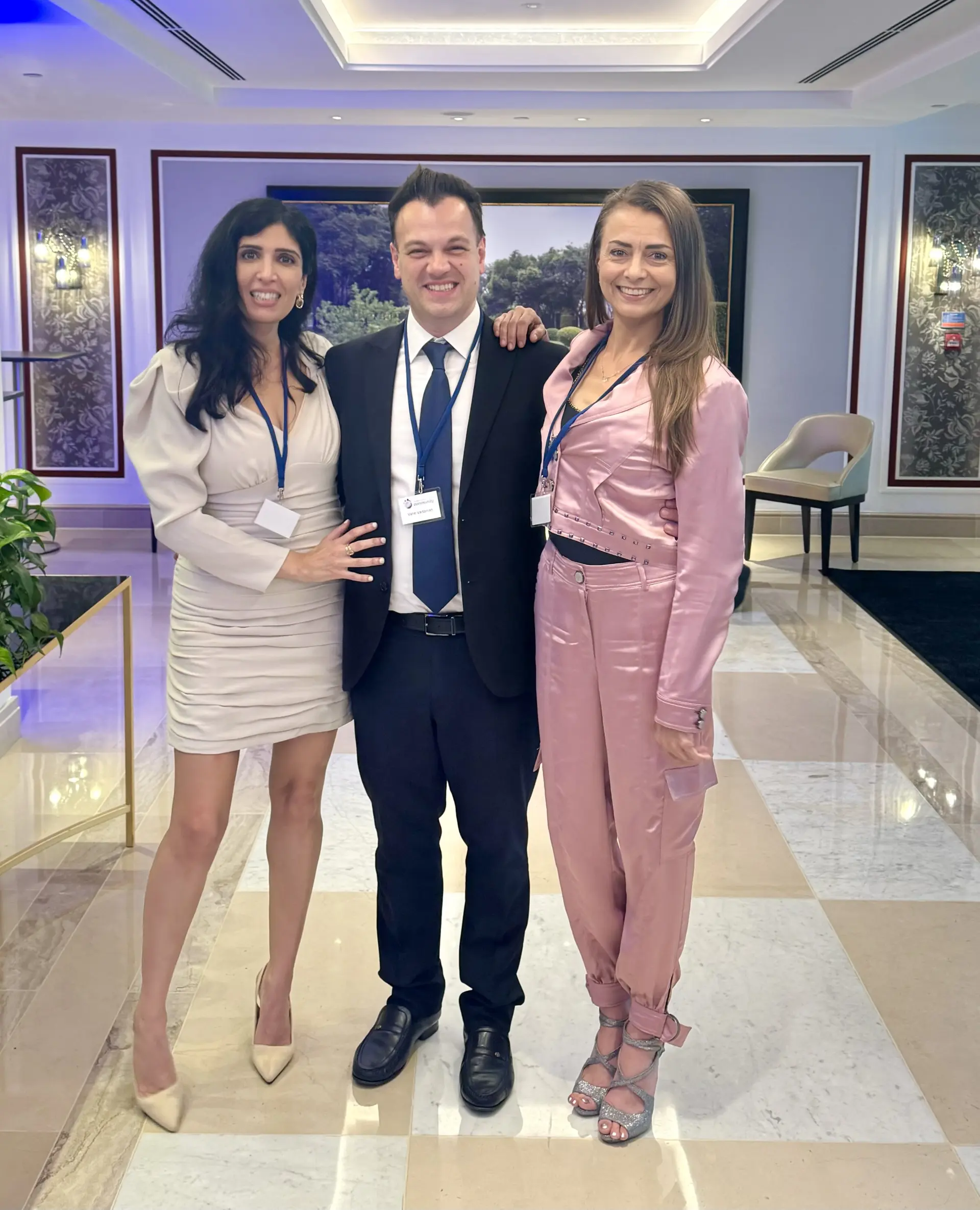 Vahe and Mrs. Vartanian with Anna Naturalista, GFOC London 2025